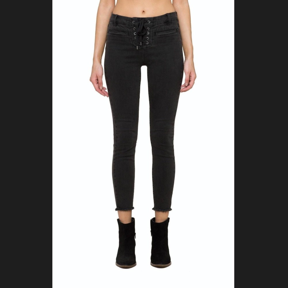 Amuse Society Lace Up Jeans